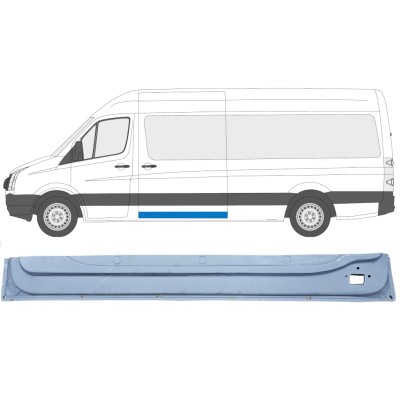 Panneau de réparation pour porte coulissante intérieur pour Volkswagen Crafter 2005-2017 / Gauche 15545