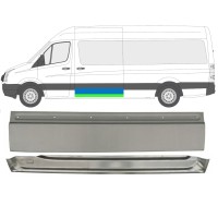 Panneau de réparation pour porte coulissante pour Volkswagen Crafter 2005-2017 / Gauche / Ensemble 14198