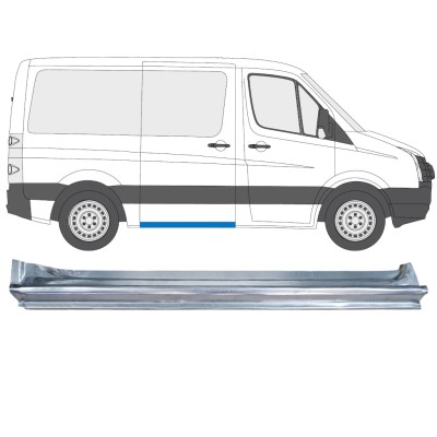Réparation bas de caisse de sur porte latérale pour Volkswagen Crafter 2005-2017 / Droite 14374