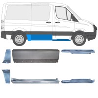 Ensemble de panneaux de réparation pour Volkswagen Crafter 2005-2017 / Gauche+Droit / 15590