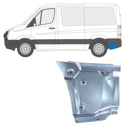 Panneau de réparation arc d'aile arrière pour Volkswagen Crafter 2005-2017 / Gauche 15512