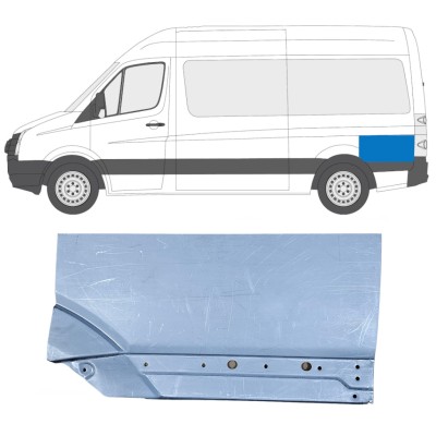 Panneau de réparation arc d'aile arrière pour Volkswagen Crafter 2005-2017 / Gauche 14202