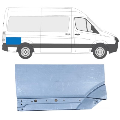 Panneau de réparation arc d'aile arrière pour Volkswagen Crafter 2005-2017 / Droite 14201