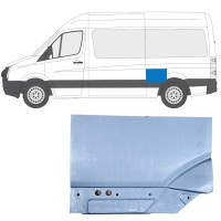 Panneau de réparation arc d'aile arrière pour Volkswagen Crafter 2005-2017 / Gauche 14200