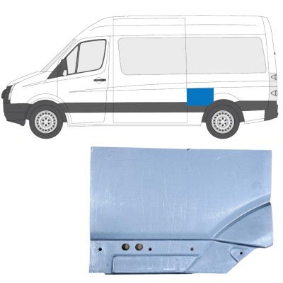 Panneau de réparation arc d'aile arrière pour Volkswagen Crafter 2005-2017 / Gauche 14200