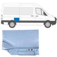 Panneau de réparation arc d'aile arrière pour Volkswagen Crafter 2005-2017 / Droite 14199