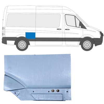 Panneau de réparation arc d'aile arrière pour Volkswagen Crafter 2005-2017 / Droite 14199