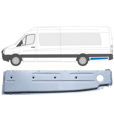 Panneau de réparation arc d'aile arrière intérieur pour Volkswagen Crafter 2005-2017 / Gauche 14376