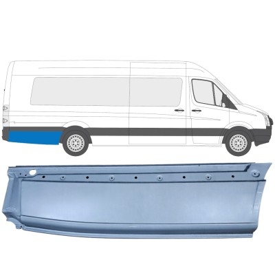 Panneau de réparation arc d'aile arrière pour Volkswagen Crafter 2005-2017 / Droite 13512