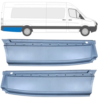 Panneau de réparation arc d'aile arrière pour Volkswagen Crafter 2005-2017 / Gauche+Droit / Ensemble 14359