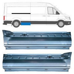 Panneau de réparation arc d'aile arrière pour Volkswagen Crafter 2017- / Gauche+Droit / Ensemble 11600