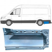 Panneau de réparation arc d'aile arrière pour Volkswagen Crafter / MAN THE 2017- / MWB / LWB / Gauche 11593