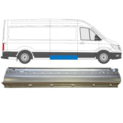 Panneau de réparation latéral pour Volkswagen Crafter 2017- / Droite 14625