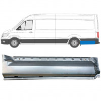 Panneau de réparation arc d'aile arrière pour Volkswagen Crafter / MAN THE 2017- / XLWB / Gauche 11596