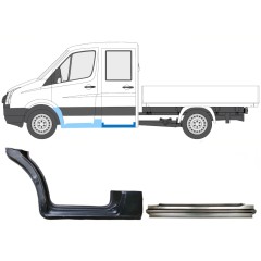 Ensemble de panneaux de réparation pour Volkswagen Crafter 2005-2017 / Gauche / 15539