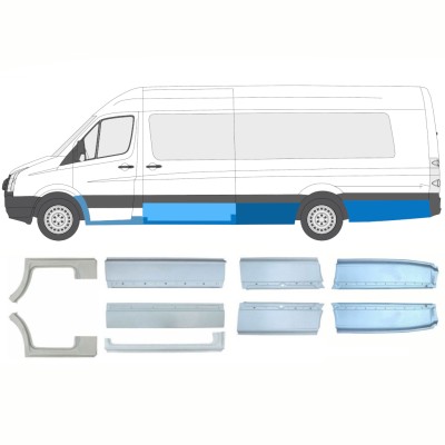 Ensemble de panneaux de réparation pour Volkswagen Crafter 2005-2017 / Gauche+Droit / 15540