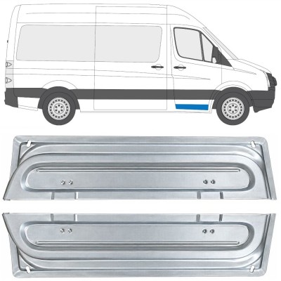 Panneau de réparation de porte avant intérieur pour Volkswagen Crafter 2005-2017 / Gauche+Droit / Ensemble 17058