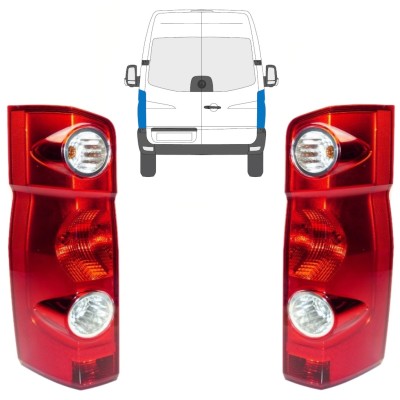 Feu arrière pour Volkswagen Crafter 2005-2017 / Gauche+Droit / Ensemble 15574