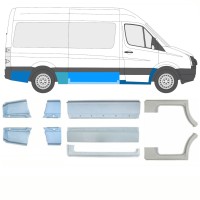 Ensemble de panneaux de réparation pour Volkswagen Crafter 2005-2017 / Gauche+Droit / 15541