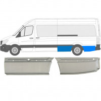 Panneau de réparation arc d'aile arrière pour Mercedes Sprinter 2006- / LWB / Gauche / Ensemble 10514