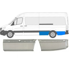 Panneau de réparation arc d'aile arrière pour Mercedes Sprinter 2006-2018 / Gauche / Ensemble 10514