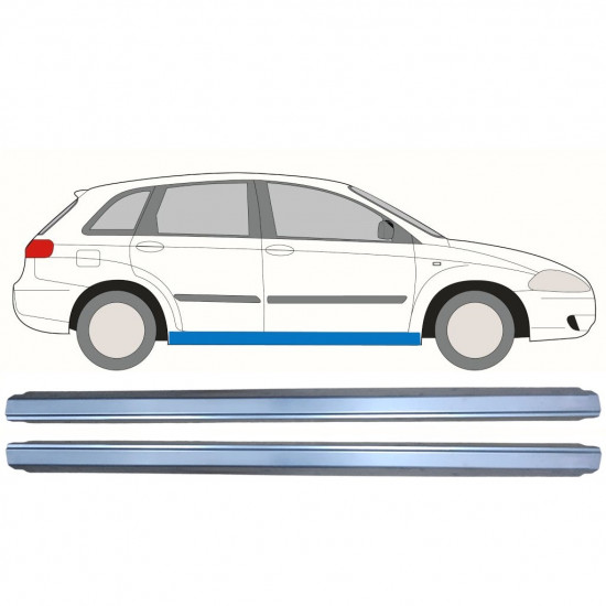 Réparation bas de caisse pour Fiat Croma 2005-2010 / Gauche = Droite (symétrique) / Ensemble 9960