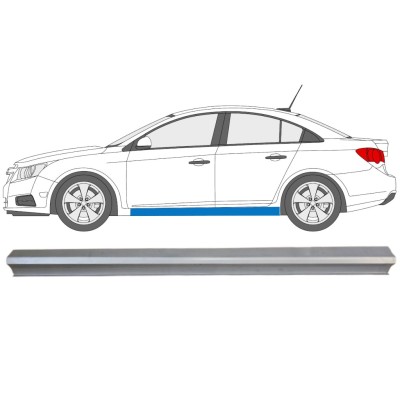 Réparation bas de caisse inférieure pour Chevrolet Cruze 2009-2014 / Gauche 15102