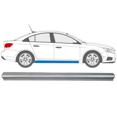 Réparation bas de caisse inférieure pour Chevrolet Cruze 2009-2014 / Droite 15101