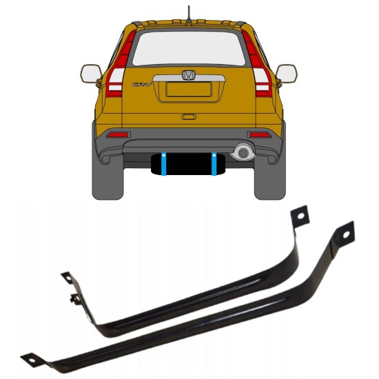 Réservoir à carburant sangles pour Honda CR-V 2006-2011 15018
