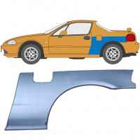 Panneau de réparation arc d'aile arrière pour Honda Civic CRX Del Sol 1992-1998 / Gauche 5645