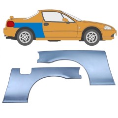 Panneau de réparation arc d'aile arrière pour Honda Civic Del Sol 1992-1998 / Ensemble 9196