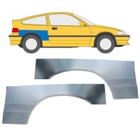 Panneau de réparation arc d'aile arrière pour Honda CRX 1987-1992 / Gauche+Droit / Ensemble 16339