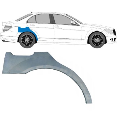Panneau de réparation arc d'aile arrière pour Mercedes C-Class W204 2007-2014 / Droite 5357