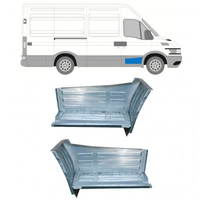 Panneau de réparation de porte avant intérieur pour Iveco Daily 1999-2006 / Gauche+Droit / Ensemble 10607