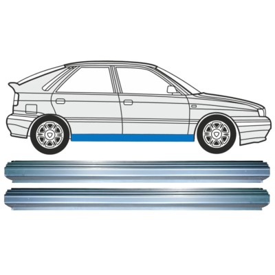 Réparation bas de caisse pour Lancia Delta 1993-1999 / Gauche+Droit / Ensemble 15217