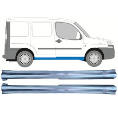 Panneau de réparation du seuil pour Fiat Doblo 2001-2010 / Gauche+Droit / Ensemble 11468