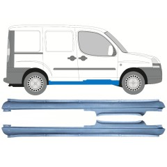 Panneau de réparation du seuil pour Fiat Doblo 2001-2010 / Gauche+Droit / Ensemble 11465