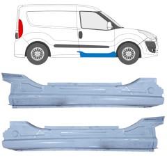 Réparation bas de caisse pour Fiat Doblo 2010-2022 / Gauche+Droit / Ensemble 12673