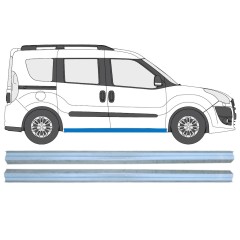Réparation bas de caisse pour Fiat Doblo 2010-2022 / Gauche+Droit / Ensemble 15361