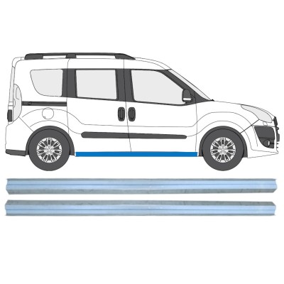 Réparation bas de caisse pour Opel Combo D 2011-2018 / Gauche+Droit / Ensemble 15363