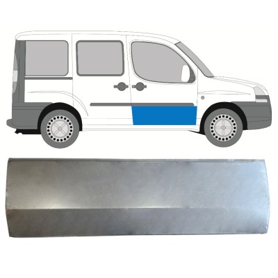 Panneau de réparation de porte avant pour Fiat Doblo 2001-2010 / Droite 14618