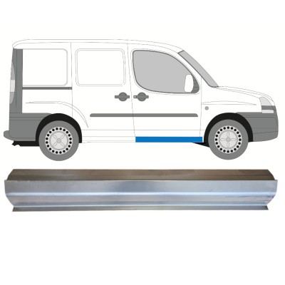 Réparation bas de caisse de porte avant pour Fiat Doblo 2001-2010 / Gauche = Droite (symétrique) 14621
