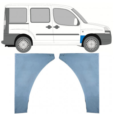 Panneau de réparation de l’aile avant pour Fiat Doblo 2001-2010 / Gauche+Droit / Ensemble 9739