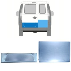 Panneau de réparation de porte arrière pour Fiat Doblo 2001-2010 / Gauche+Droit / Ensemble 11807
