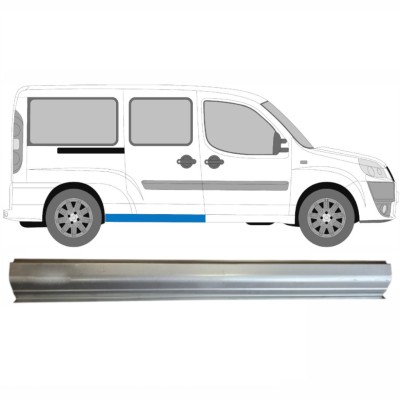 Réparation bas de caisse arrière pour Fiat Doblo 2001-2010 / Gauche = Droite (symétrique) 14623
