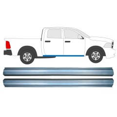 Réparation bas de caisse inférieure pour Dodge RAM 2008-2013 / Gauche = Droite (symétrique) / Ensemble 12792