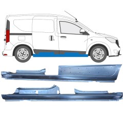 Panneau de réparation du seuil pour Dacia Dokker 2012- / Gauche+Droit / Ensemble 10148
