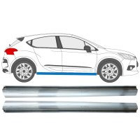 Réparation bas de caisse inférieure pour Citroen DS4 2011-2015 / Gauche+Droit / Ensemble 15016