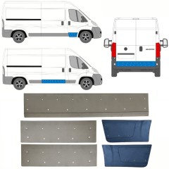 Panneau de réparation de porte pour Citroen Jumper 2006-2025 / Gauche+Droit / Ensemble 14509