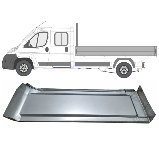 Tôle de réparation de marchepied pour Fiat Ducato 2006-2026 / Gauche 17073